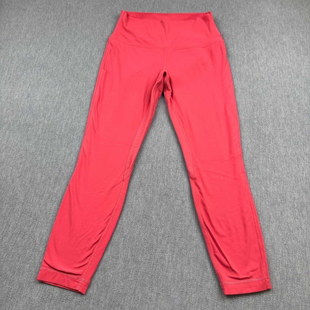 Lululemon Leggings Womens 8 Pink Stretch Align High Rise Pant 25" Yoga Gym Train